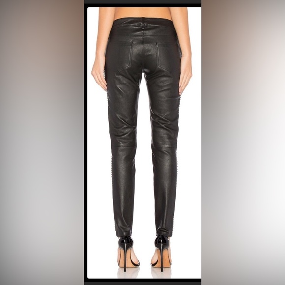 Lamb leather pants - Picture 4 of 16